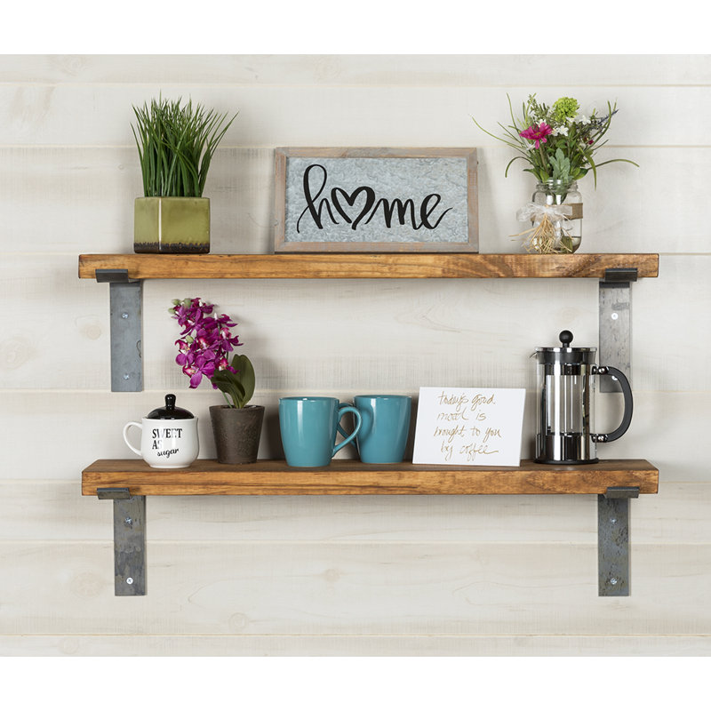 2+Piece+Industrial+Accent+Shelves.jpg (800×800) | Cocina industrial